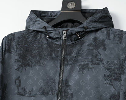 LU Man Jacket Windbreak Hoodie 3 Color's