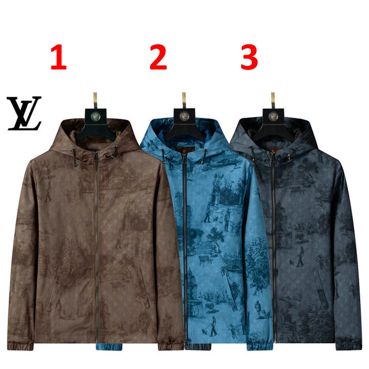 LU Man Jacket Windbreak Hoodie 3 Color's