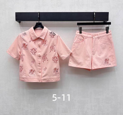 LU  Woman  jacket and short set  QQ