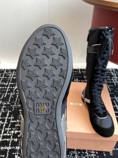 MIu Mi Sneakers high Boots Woman