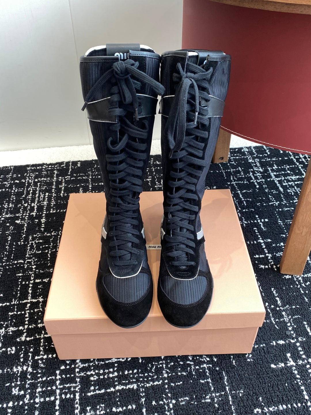 MIu Mi Sneakers high Boots Woman