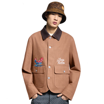 LU Embellished Workwear Man Jacket  IOFF