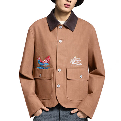 LU Embellished Workwear Man Jacket  IOFF