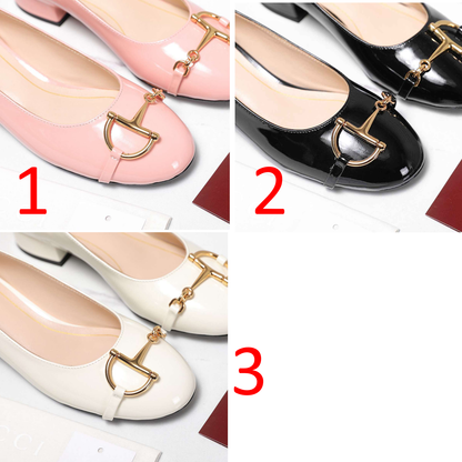 GU Woman Shoes 3 Color's Heels 42
