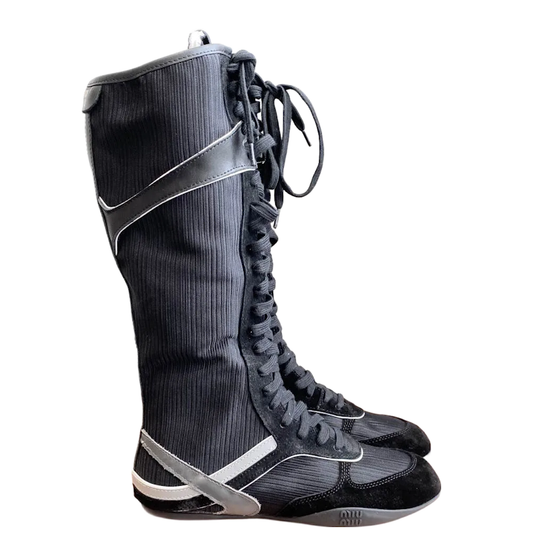 MIu Mi Sneakers high Boots Woman