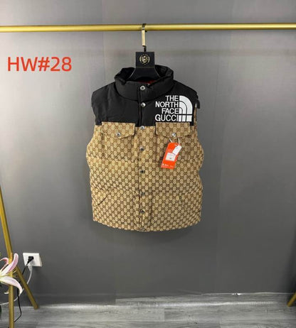 GU xNORTH FACE Man Vest jacket 2 Color's