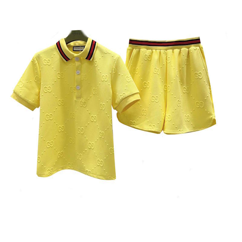 GU Jacket Polo short Set Sport Suits Woman