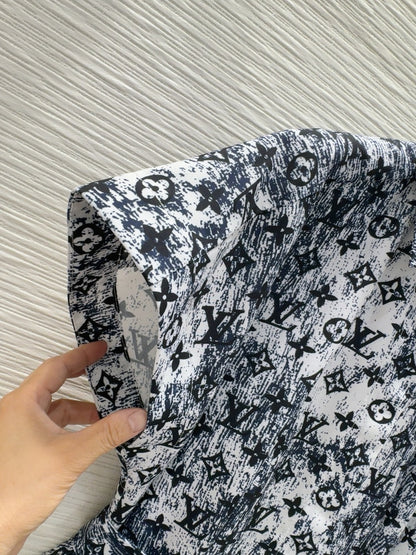LU  Printed Vintage style long dress Limited