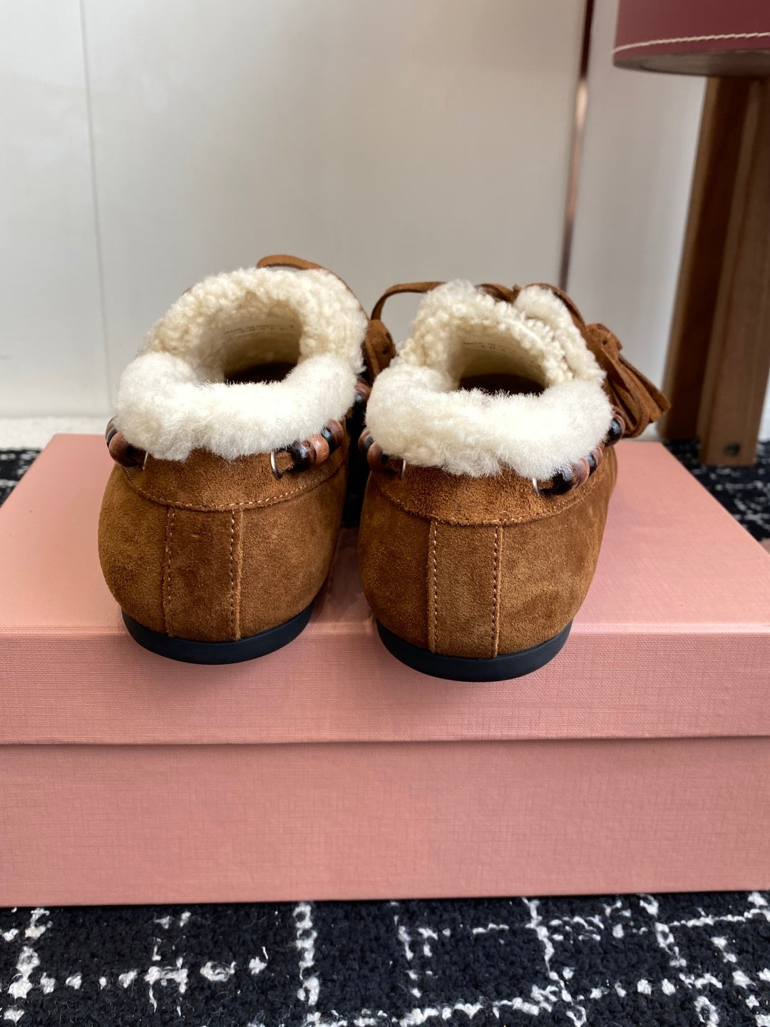 MIU MI Fur Shoes  Woman 2 Color's ugg