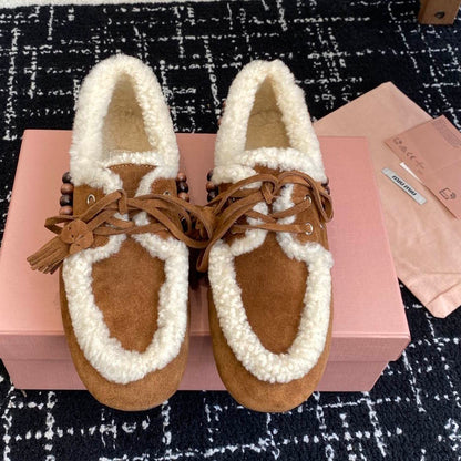 MIU MI Fur Shoes  Woman 2 Color's ugg