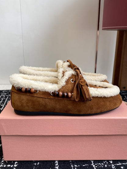 MIU MI Fur Shoes  Woman 2 Color's ugg