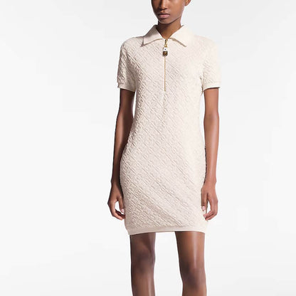 LU Monogram Flower Toweling Dress limited IOFF