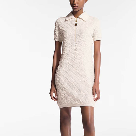 LU Monogram Flower Toweling Dress limited IOFF