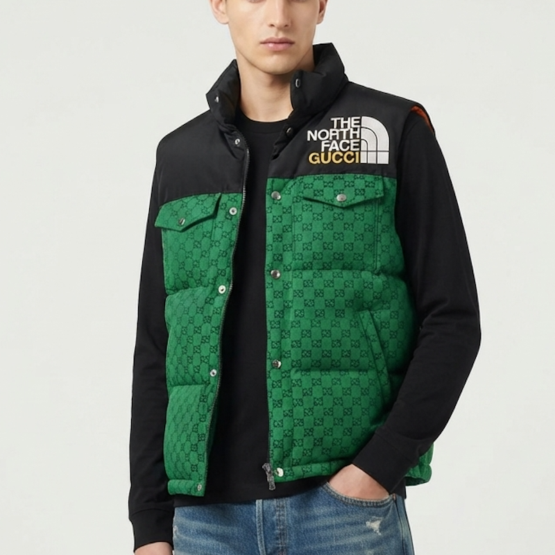 GU xNORTH FACE Man Vest jacket 2 Color's