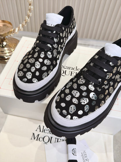 M*QUEEN Skull Sneakers Man Size