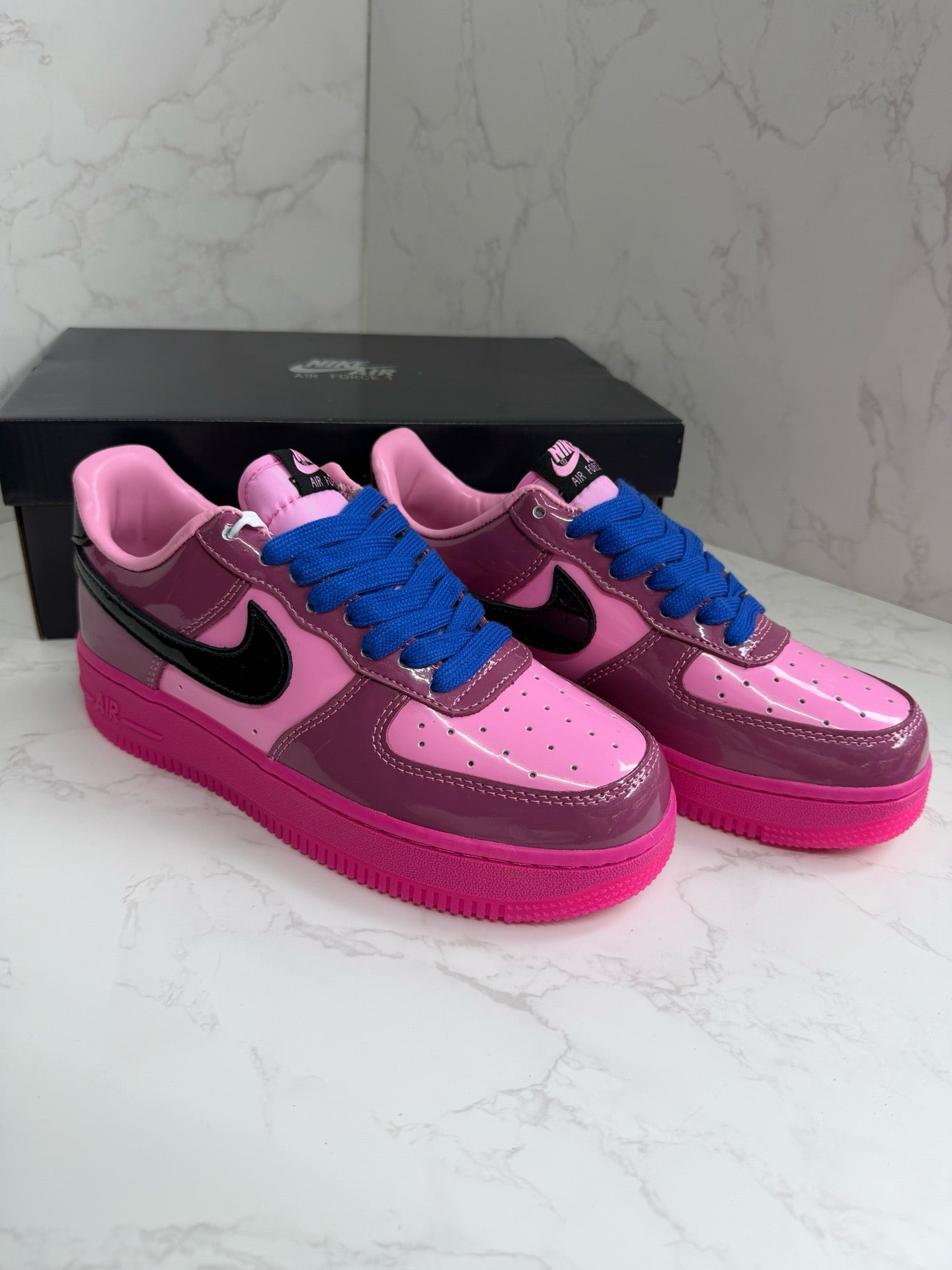 N*ke Air Force 1  Mystic Ice Sneakers
