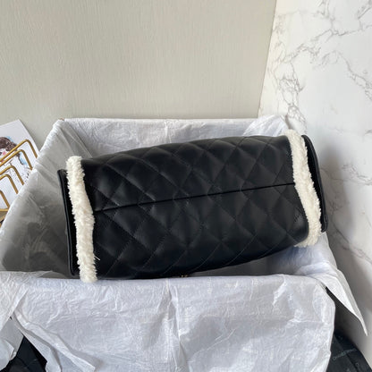 CHL Shearling trim  Bag 32 cm
