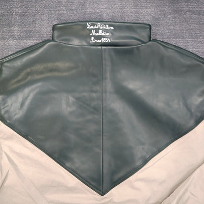 LU  Graphic Leather Mix Tracktop Jacket  IOFF