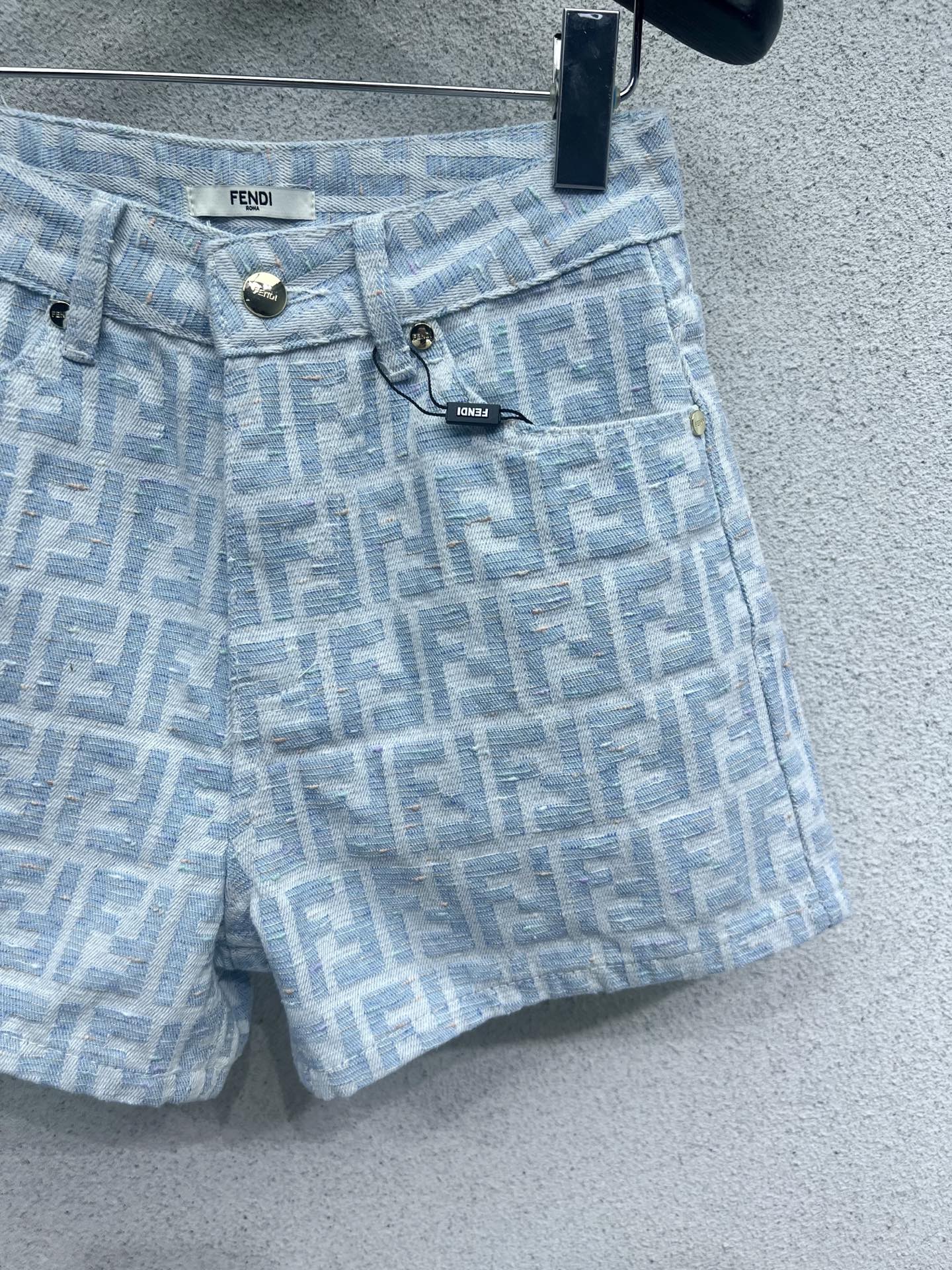 FEN Pants Shorts Jeans Denim Woman Limited