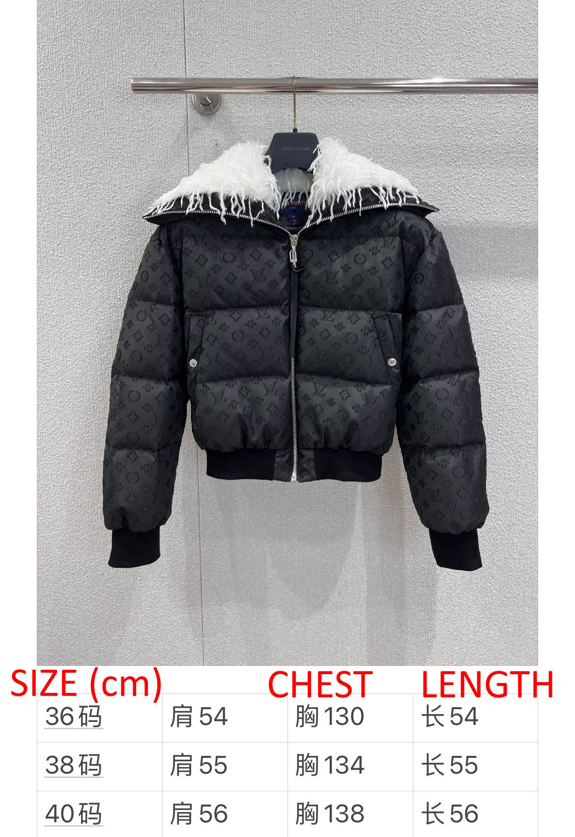 LU Feather Collar Puffer jacket  Woman  IOFF