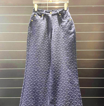 LU Pants Jeans Woman Monogram