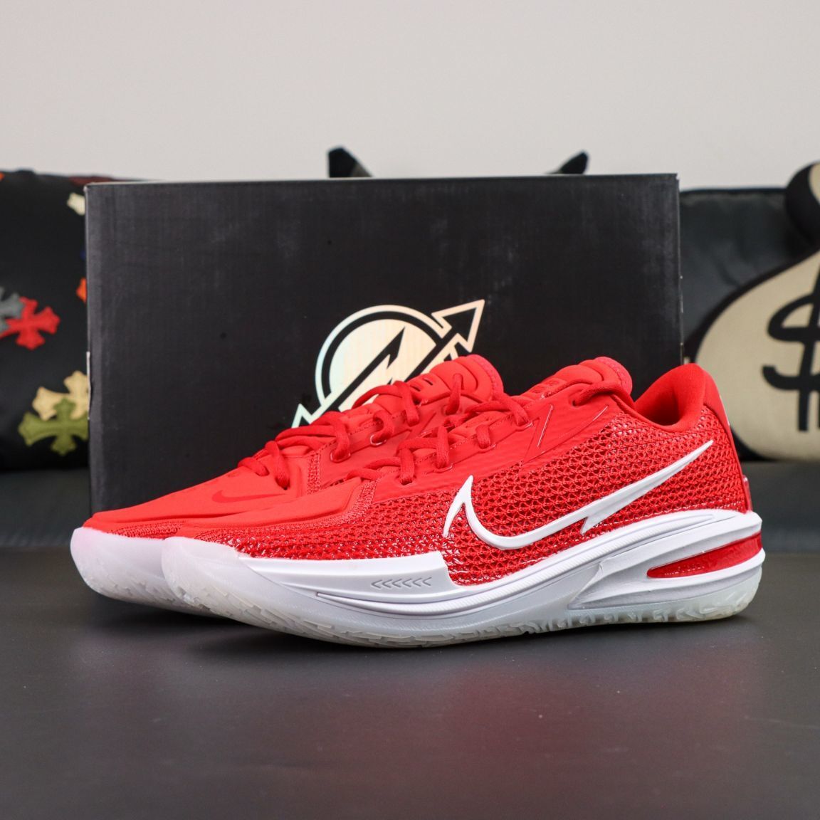 N^ke Air force Sneakers REACT+ZOOM STROBE 46