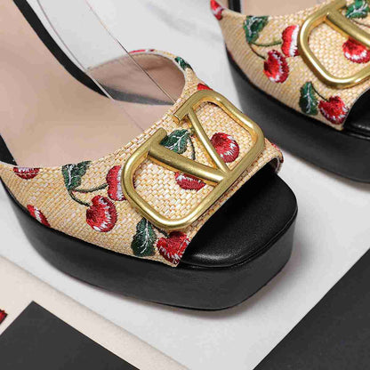 GU Shoes  Woman Wedge 3 Color's 42