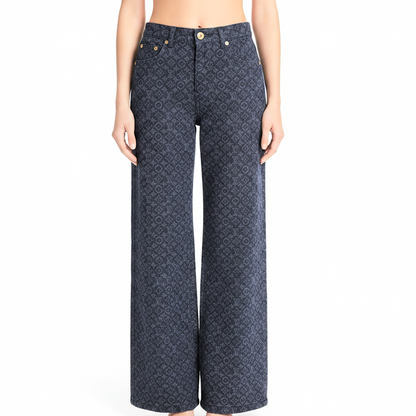 LU Pants Jeans Woman Monogram