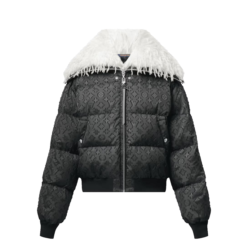 LU Feather Collar Puffer jacket  Woman  IOFF