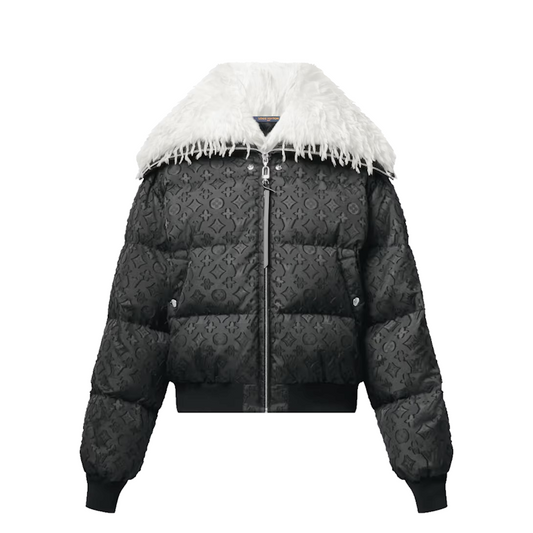 LU Feather Collar Puffer jacket  Woman  IOFF