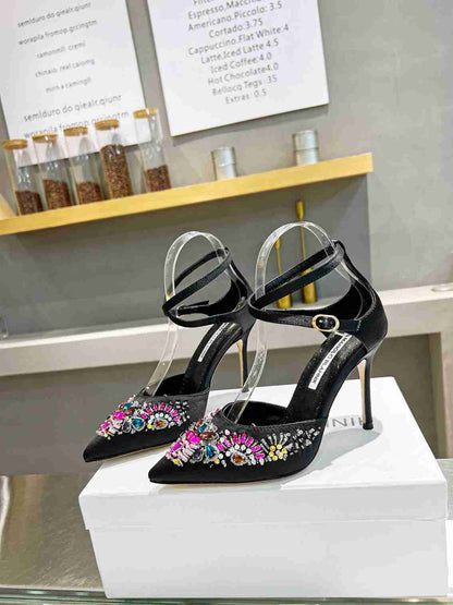 MONA BLANK Shoes Heels Jeweled