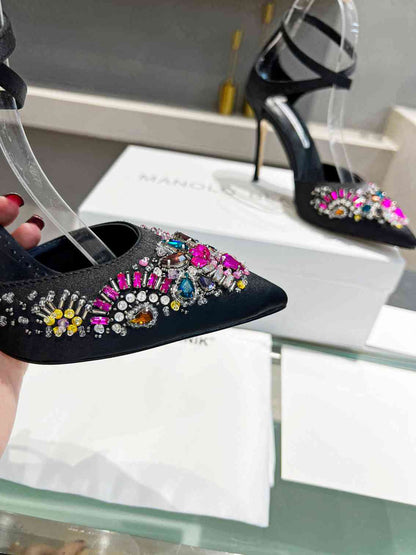 MONA BLANK Shoes Heels Jeweled
