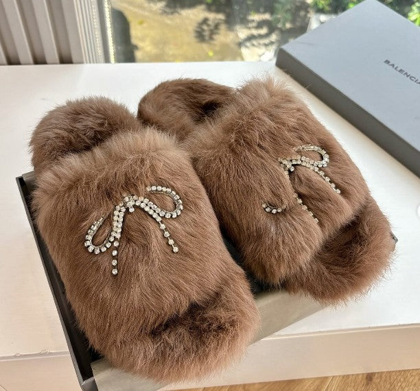 SNBAL  Slippers   Woman 2 Color's Fur