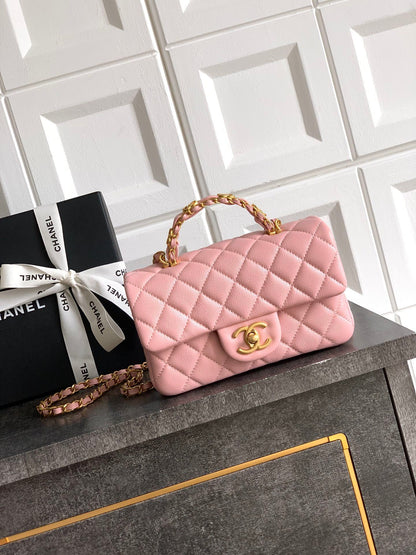 CHL  Bag  4 Color's  Jeweled Handle 22 cm