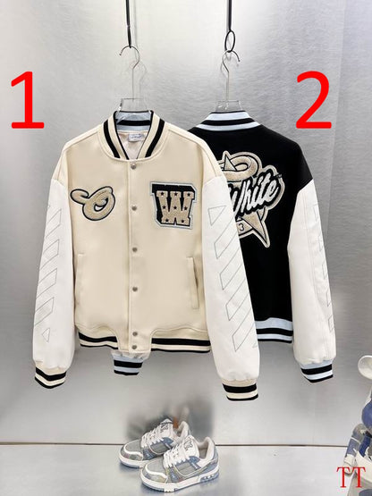 OFF WITE  Varsity Baseball Jacket Man 2 Color's