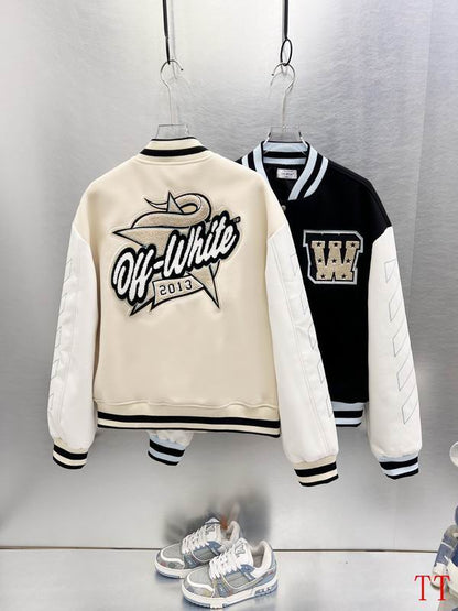 OFF WITE  Varsity Baseball Jacket Man 2 Color's