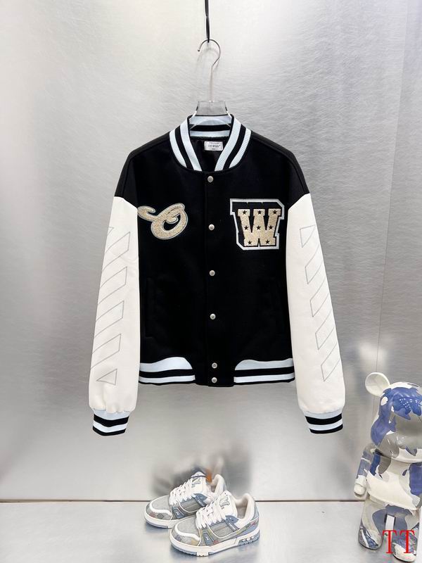 OFF WITE  Varsity Baseball Jacket Man 2 Color's