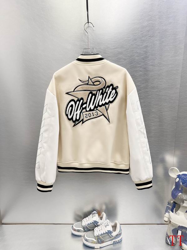OFF WITE  Varsity Baseball Jacket Man 2 Color's
