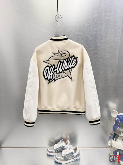 OFF WITE  Varsity Baseball Jacket Man 2 Color's