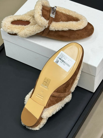 HRM shearling Shoes  Mule Woman