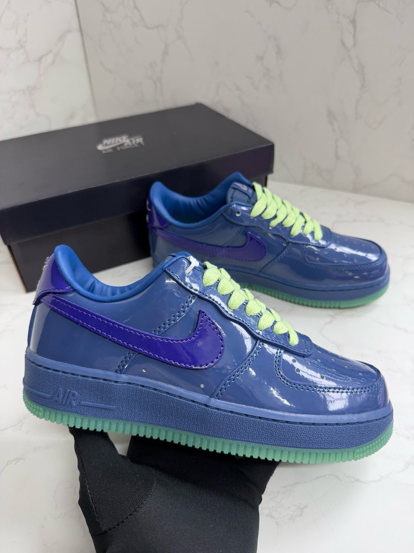 N*ke Air Force 1  Mystic Ice Sneakers 3 Color's