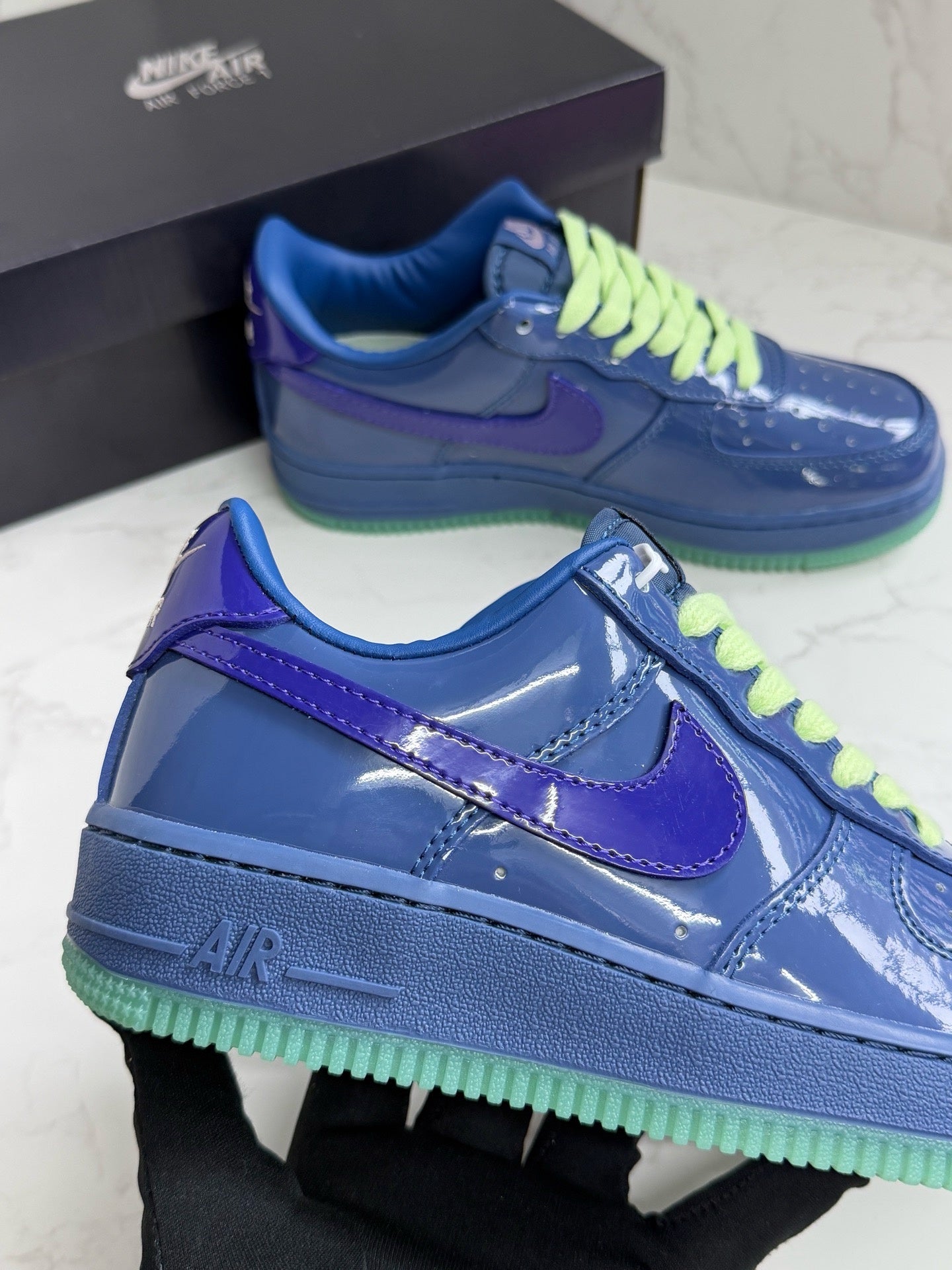N*ke Air Force 1  Mystic Ice Sneakers 3 Color's