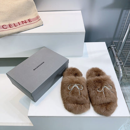 SNBAL  Slippers   Woman 2 Color's Fur