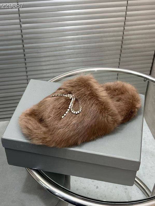 SNBAL  Slippers   Woman 2 Color's Fur