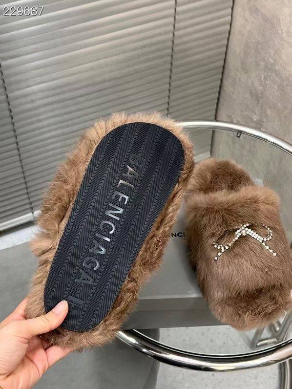 SNBAL  Slippers   Woman 2 Color's Fur
