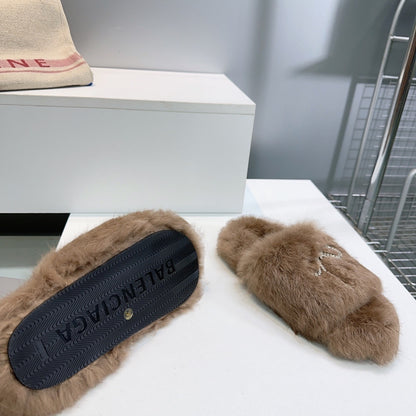 SNBAL  Slippers   Woman 2 Color's Fur