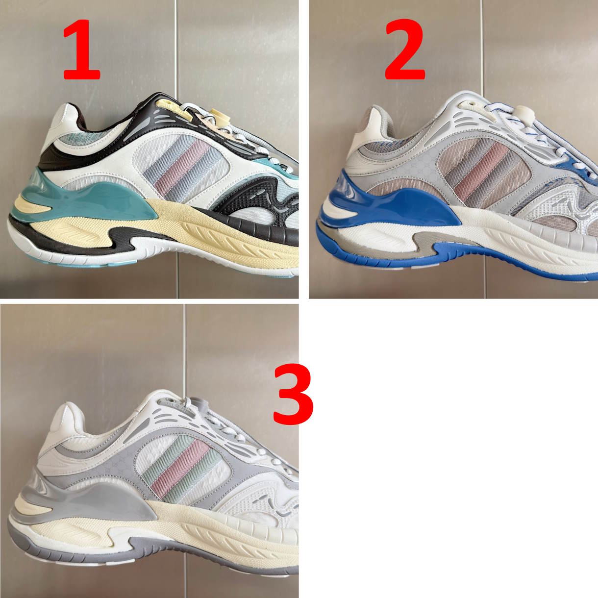 GU  Sneakers trainers 3 Color's