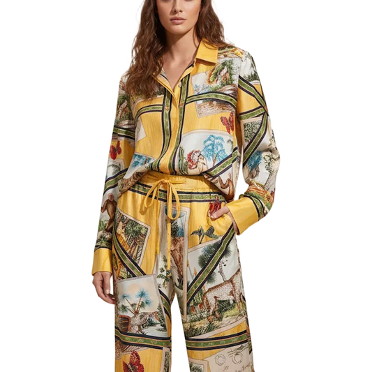 GU Tallow  Suits  Shirt pants Woman