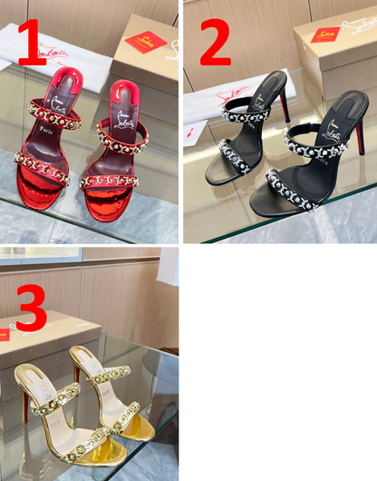 LABUTIN  Party Shoes Sandals   Woman 3 Color's 42
