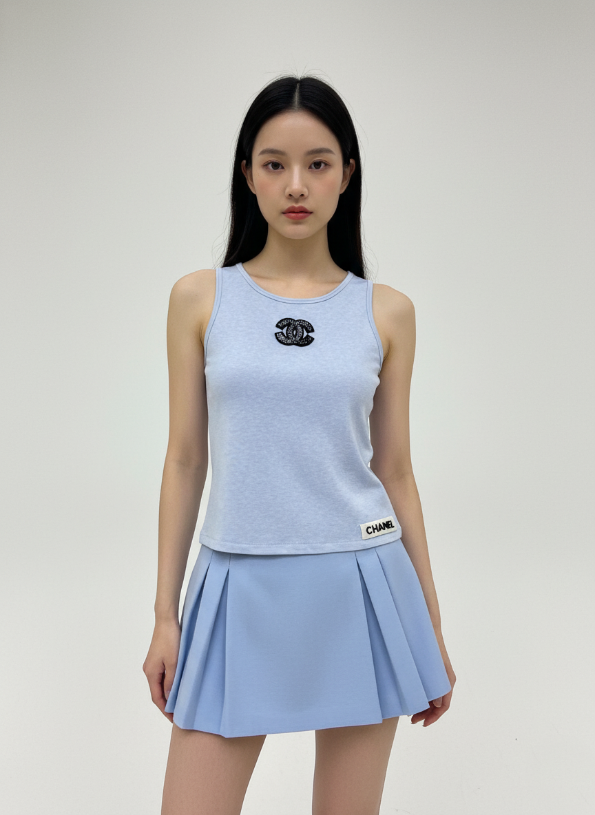 CHL Woman sweater sleeveless  2 Color's